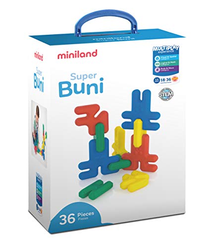 Miniland Educational 32220 Boîte de jeu de 36 pièces - Jouets & Jeux Amazon France à 35.58€