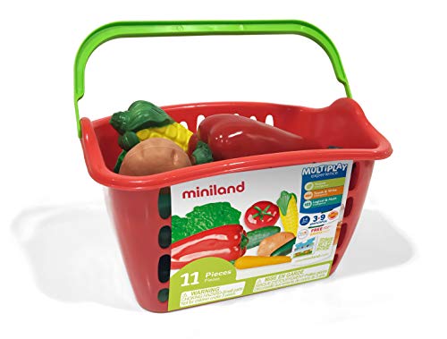 Miniland 30766 Lot de 11 légumes Multicolore en promo à 16,34€ (-55%) sur Amazon FR