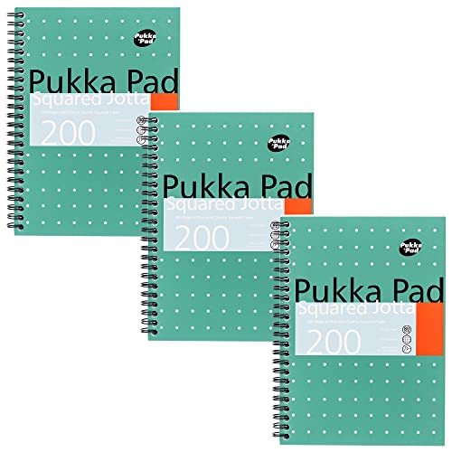 Pukka Pad, karierter Notizbuch im A5-Format, 3er-Pack – 21... - Fournitures Bureau Amazon Allemagne à 5.48€