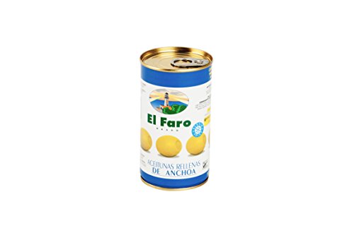 El Faro Oliven gefüllt m. Sardellen 150g - Épicerie Amazon Allemagne à 2.20€