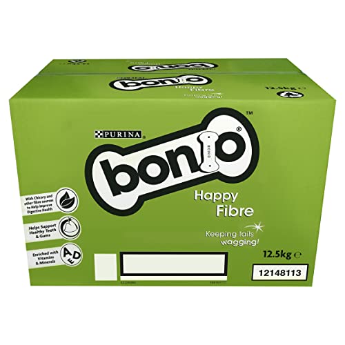 Bonio Happy Fibre Dog Biscuits 12.5kg - Pet Supplies Amazon UK à 42.00€