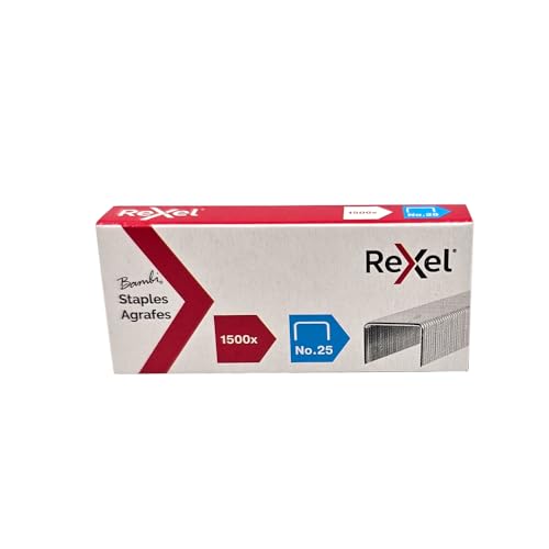 Rexel 05020 Pack de 1500 Agrafes No 25 - Amazon France à 1.32€