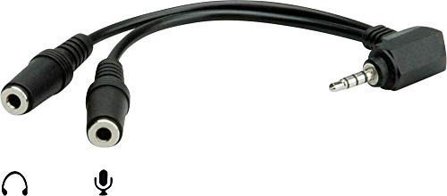 ROLINE 3,5mm Adapter 4polig (Mikrofon+Lautsprecher)... - High-Tech & Électronique Amazon Allemagne à 4.24€