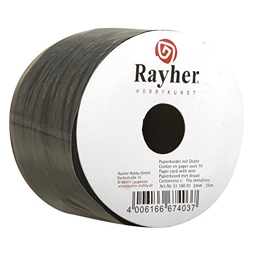 Rayher 5116001 Cuerda de Papel con Alambre, 2 mm, Rollo de... - Loisirs Créatifs Amazon Espagne à 3.99€