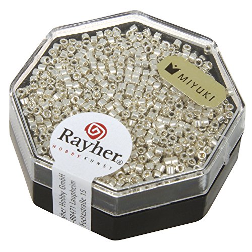 Rayher Rocailles-Delica, 1,6 Mm Ø, Argento, 4G... - Animalerie en promo à 5.99€