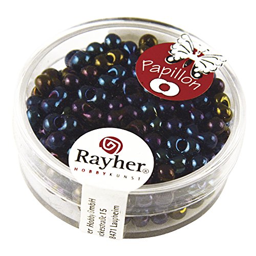 Rayher 14143830 Papillon-Rocailles, saphir - Maison & Cuisine en promo à 2.29€