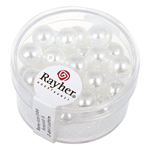 Rayher Lot de perles de cire en verre Renaissance, blanc... en promo à 3,29€ (-44%) sur Amazon FR