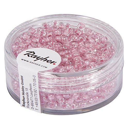 Rayher Rocaille Arktis, Smaltate, Rosa Tenero, 2,6Mm Ø... - Animalerie Amazon Italie à 1.36€