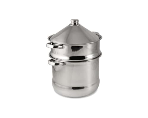 Baumalu Couscous Maker Tajine, Stainless Steel, Silver, 14... - Maison & Cuisine en promo à 43.30€