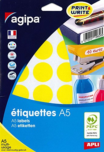 APLI 101358 Multi-Purpose Dots Diameter 30 mm Pack of 240... - Fournitures Bureau Amazon Royaume-Uni à 4.25€