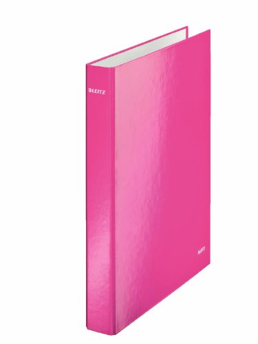 Leitz - Wow - Classeur à 4 anneaux - A4 - 25 mm - Rose en promo à 5,82€ (-58%) sur Amazon FR