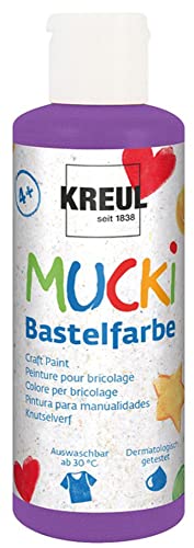 KREUL 24109 - Mucki Bastelfarbe für Kinder, 80 ml in... - Maison & Cuisine Amazon Allemagne à 3.69€