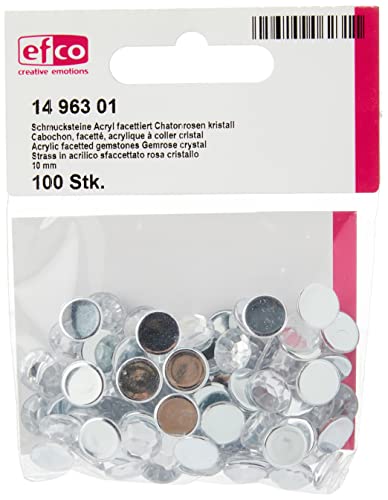 EFCO Decorative stone acrylic facet Gemrose 10 mm 100 pcs.... - High-Tech & Électronique Amazon Royaume-Uni à 1.65€