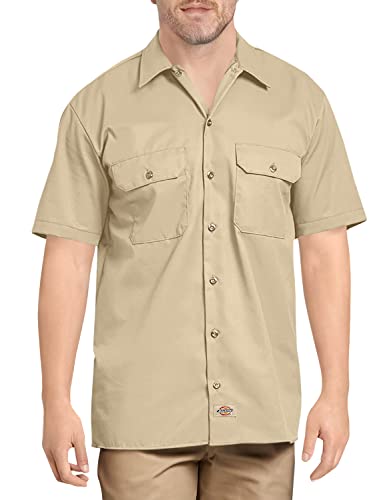 Dickies Short - Camisa para Hombre, Color Beige (Desert... - Mode & Vêtements en promo à 23.79€