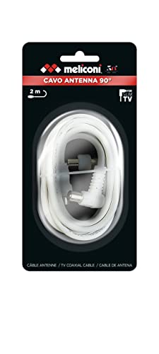 Meliconi Koaxial Antennen Kabel Stecker 90 ° Adapter M/M im... - High-Tech & Électronique Amazon Allemagne à 3.90€