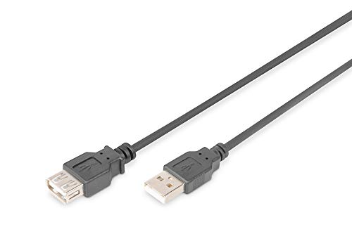 DIGITUS Câble d'extension USB 2.0 – 3 m – USB A (mâle) vers... - High-Tech & Électronique Amazon France à 2.39€