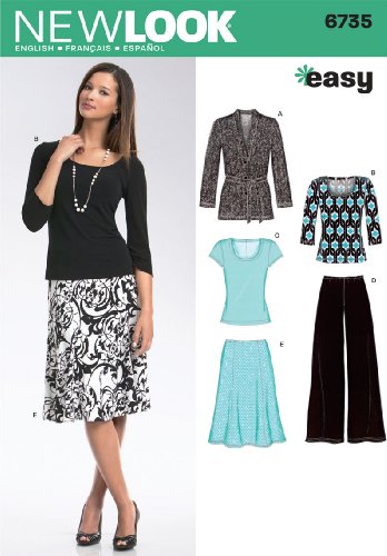 New Look Sewing Pattern 6735: Misses Separates, Size A... - Amazon Royaume-Uni à 5.00€