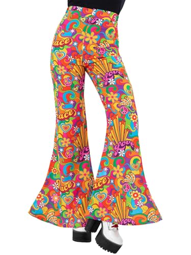Smiffys Pantaloni Svasati da Donna Rainbow Peace - Maison & Cuisine Amazon Italie à 22.90€