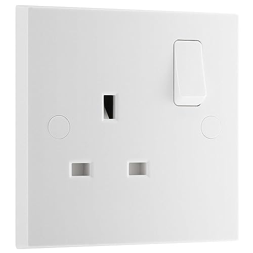 BG Prise électrique à commutation unique Blanc, blanc... - Maison & Cuisine Amazon France à 6.07€