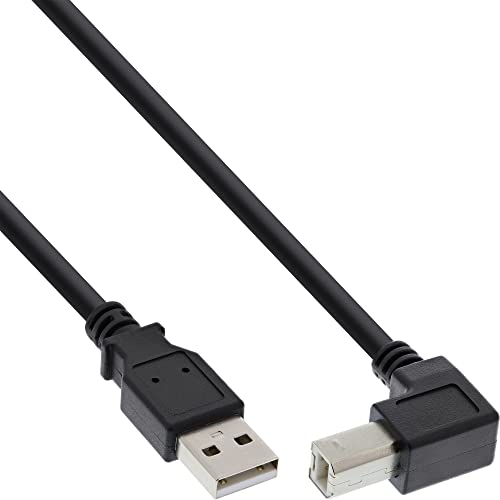 InLine 34510U USB 2.0 Kabel, A an B, unten abgewinkelt... - High-Tech & Électronique en promo à 3.37€
