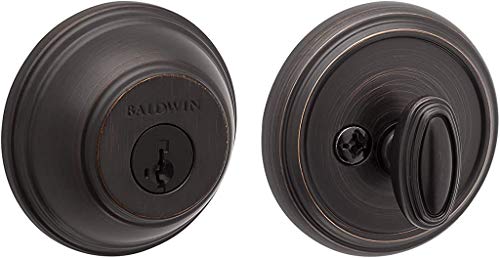 Baldwin 93800-009 Round, Venetian Bronze, Single Cylinder - Maison & Cuisine Amazon Royaume-Uni à 19.48€