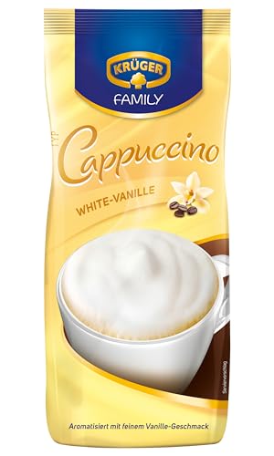 KRÜGER Family Cappuccino White Vanille, aromatisiertes... - High-Tech & Électronique Amazon Allemagne à 2.79€