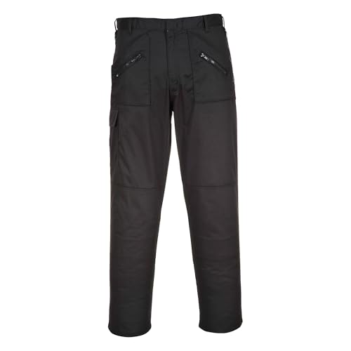 Portwest S887 Pantalón Cómodo Reforzado en Rodilla Negro, 38 - Home & Kitchen Amazon Spain à 8.53€