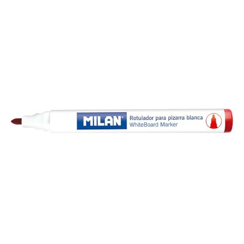 Markery Milan do tablic okragle czerwone 12 sztuk - Fournitures Bureau en promo à 4.86€
