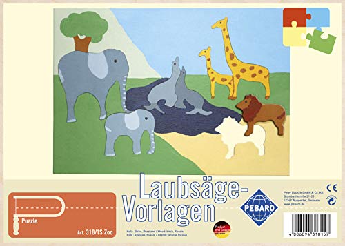 Pebaro, Kit Giocattolo Zoo da traforo con Sega 30 x 21 cm - Jouets & Jeux Amazon Italie à 5.95€