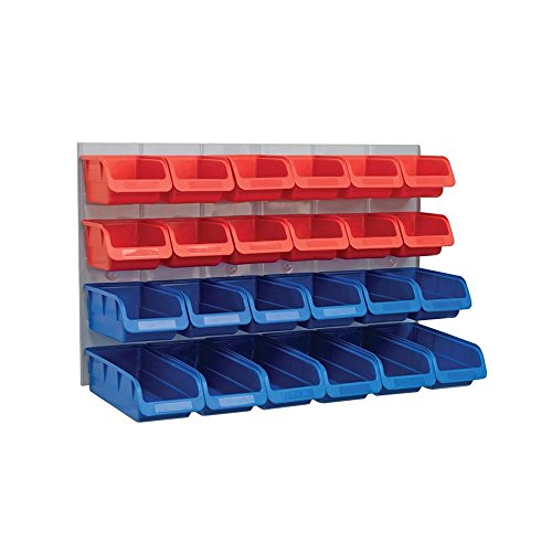 Bacs de rangement muraux Faithfull 24 avec panneau arrière... - Maison & Cuisine Amazon France à 40.00€