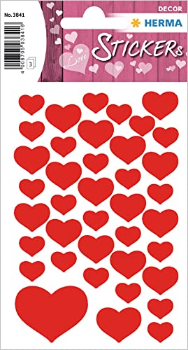 HERMA 120 Adesivi a Forma di Cuore per San Valentino, in... - Auto & Motorcycle Amazon Italy à 3.14€