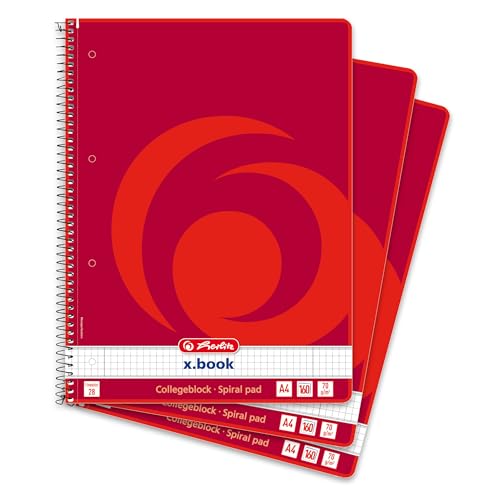 Herlitz - Quaderno No 28 con spirale, formato A4, 160... - Office Supplies Amazon Italy à 17.29€