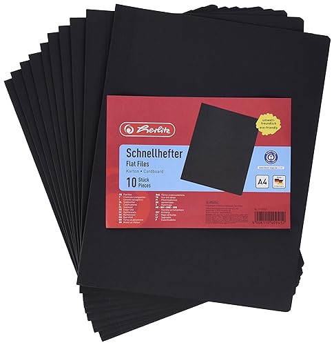 Herlitz Schnellhefter A4 Karton, gefaltet, schwarz... - Maison & Cuisine Amazon Allemagne à 3.00€