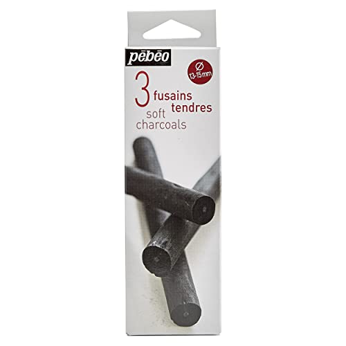 Pebeo 383130 Zeichenkohle 3-er Packung, weich, 13-15 mm - Home & Kitchen Amazon Germany à 5.05€