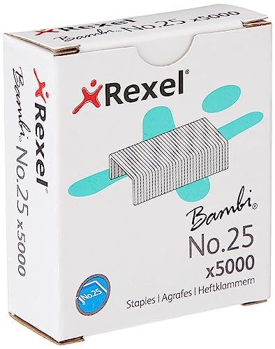 Rexel Bambi Pack de 500 Agrafes No 25 en promo à 2,28€ (-58%) sur Amazon FR