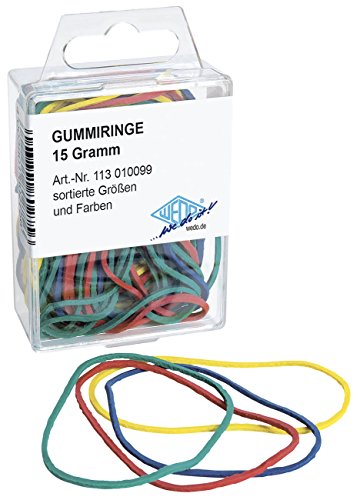 Wedo Lot de 80 élastiques assortis en promo à 2,75€ (-53%) sur Amazon FR