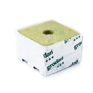 Grodan Steinwolle Kulturblock 10 x 10 x 6,5 cm großes Loch - Jardin & Extérieur Amazon Allemagne à 1.39€