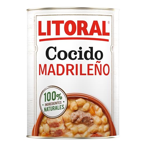 LITORAL Cocido Madrileño - Plato Preparado Sin Gluten - 425g - Maison & Cuisine Amazon Espagne à 3.49€