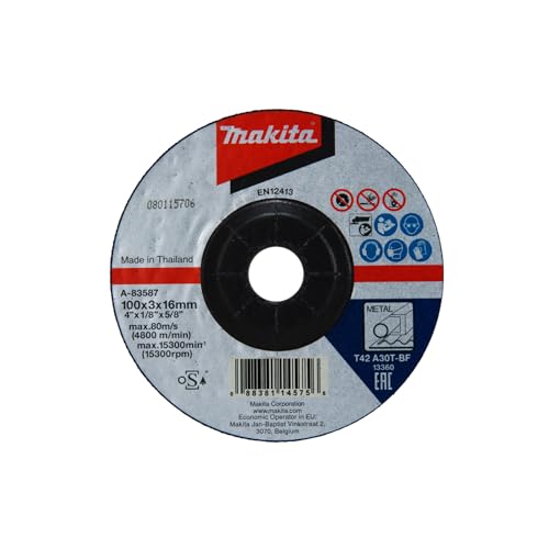 Makita A-83587 C Roue 100 Abattus en métal, Multicolore - Sports & Fitness Amazon France à 21.83€