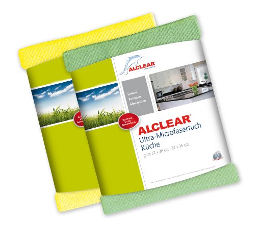 ALCLEAR 8215810yg Set de 2 Torchons en Ultra-Microfibre... en promo à 9,22€ (-47%) sur Amazon FR