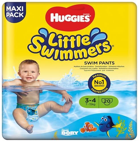 HUGGIES Little Swimmers Swim Nappies, Size 3 Size 4... - Home & Kitchen Amazon UK à 23.33€
