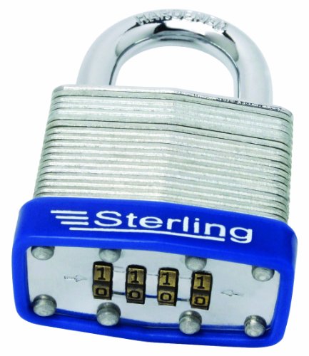 Sterling CPL146 - Lucchetto con combinazione a 4 cifre in... - Beauté & Parfums en promo à 13.89€