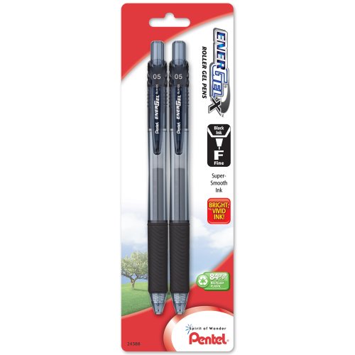 Pentel EnerGel-X Retractable Liquid Gel Pen 0.5mm, Needle... en promo à 14,77€ (-82%) sur Amazon FR