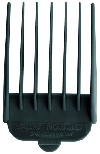 WAHL Nylon Attachment Combs, #6, 19mm, Clipper-Führungskämme... - Beauté & Parfums Amazon Allemagne à 2.61€