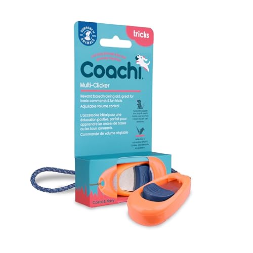Coachi Multi-Clicker, Hundezubehör, Lautstärkeregler mit 3... - Sports & Fitness Amazon Allemagne à 6.49€
