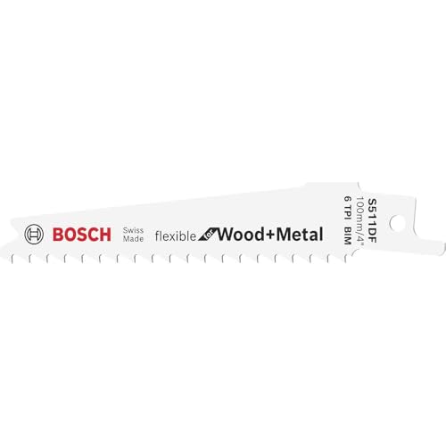 Bosch Accessories 5 unidades Hoja de sierra sable S 511 DF... - Bricolage & Outils Amazon Espagne à 16.74€
