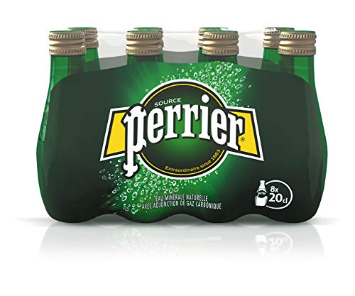 Perrier Eau minérale naturelle gazeuse - Les 8 bouteilles... - Épicerie Amazon France à 4.45€
