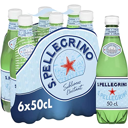 S.Pellegrino Eau Minerale Naturelle 6 x 50 cl - Épicerie Amazon France à 4.09€