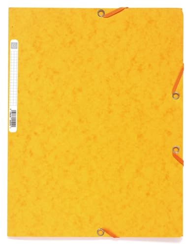Exacompta Eckspannmappe A4 mit Klappen Karton 400g/qm gelb - Maison & Cuisine Amazon Allemagne à 1.40€