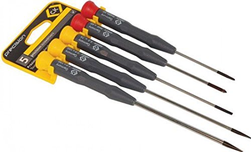 C.K T4880X/5 Precision Slotted and Phillips Screwdriver Set - Home & Kitchen Amazon UK à 26.34€